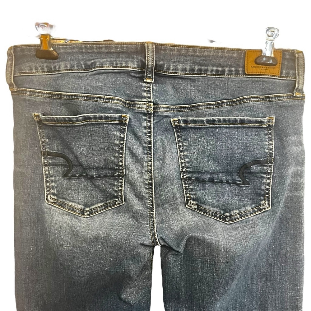 Women's American Eagle Favourite Boyfriend Jeans, 8, Blue Denim - Picture 12 of 16